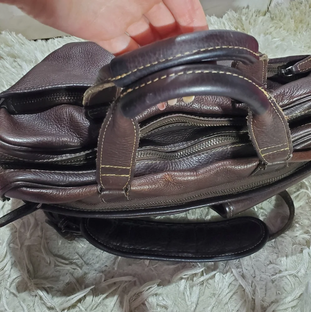 Allen Edmunds Leather Briefcase